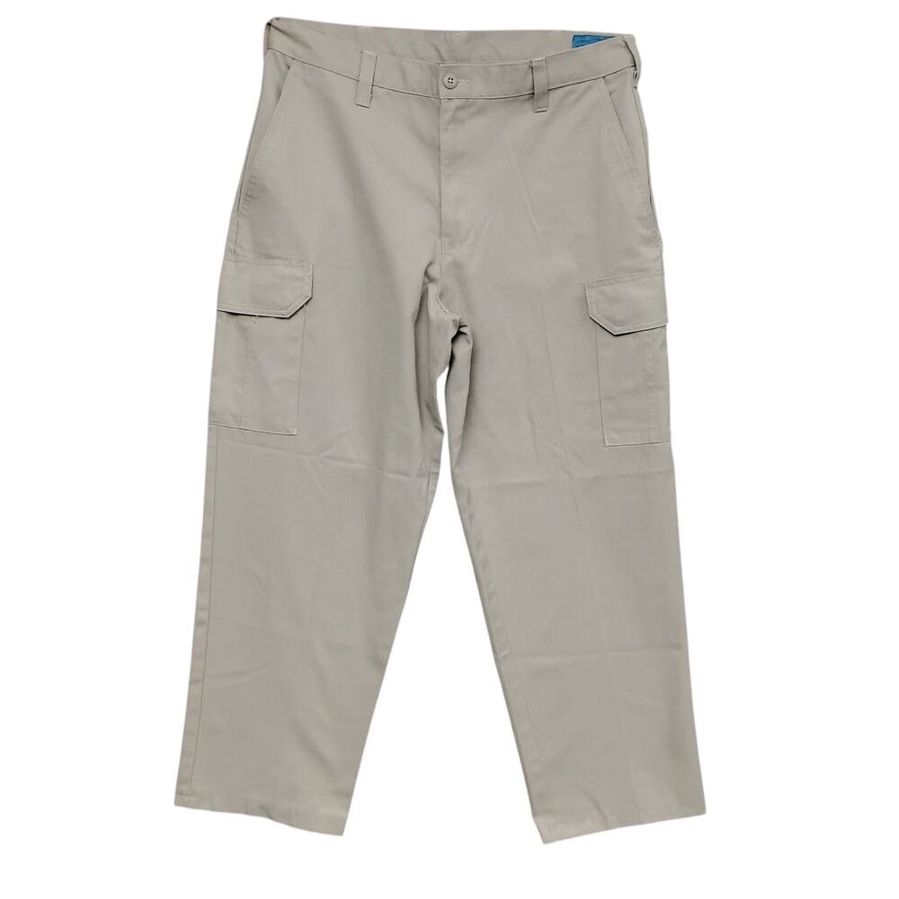 Cintas Comfort Flex Cargo Pants Size 33 Beige Multiple Pockets